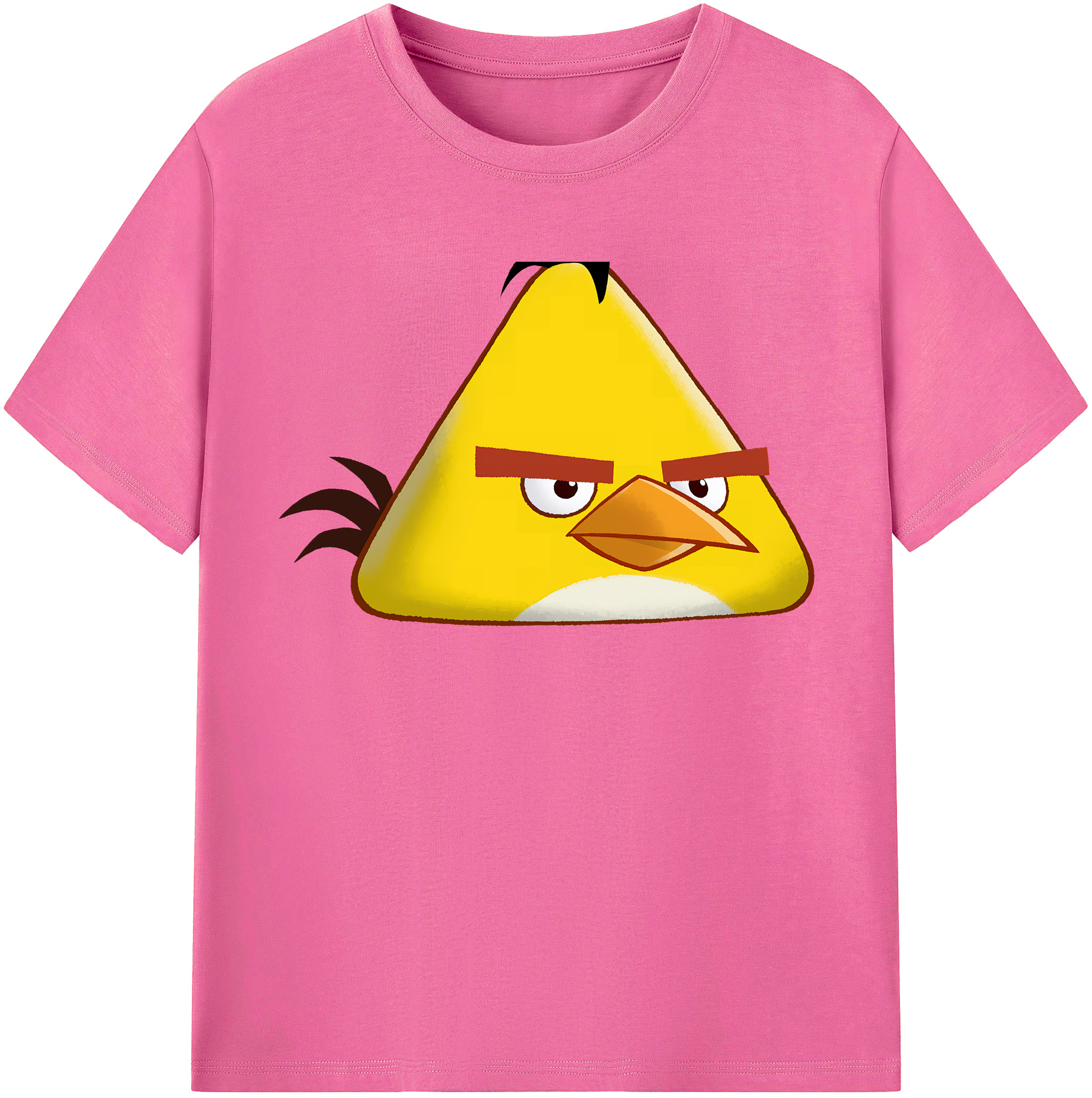 （画像用） Angry Birds アングリーバード レディースカジュアルプリントTシャツ（綿100％）